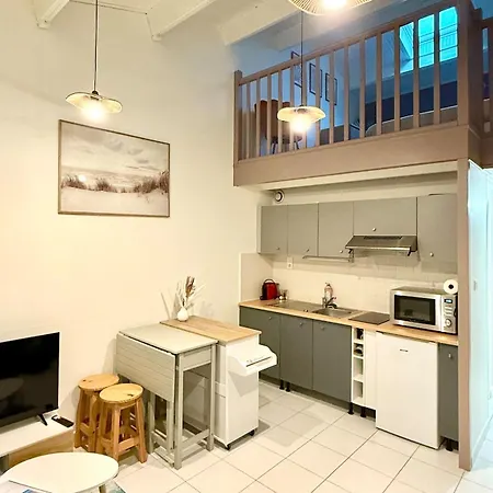 Studio Mezzanine- 10 Min Plage- Parking Gratuit